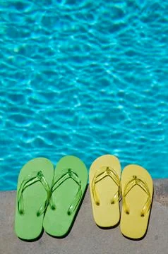 Summer flipflops 写真素材