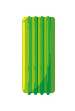 Summer float pad isolated icon Illustrazione stock