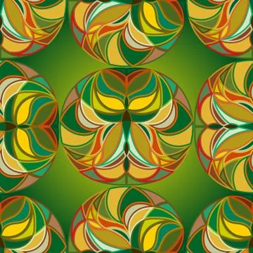 Summer Floral abstraction Stock Illustration