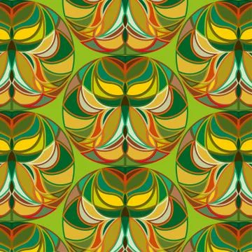 Summer Floral abstraction Stock Illustration