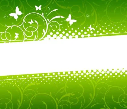 Summer floral background Stock Illustration