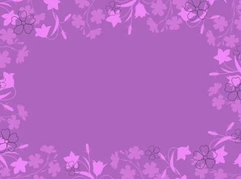 Summer floral decorations Stock Illustration