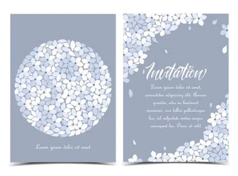 Summer floral decorations Stock Illustration