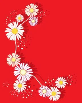 Summer floral Stock Illustration