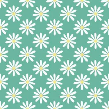 Summer floral pattern Stock Illustration