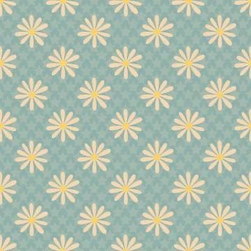 Summer floral pattern Stock Illustration