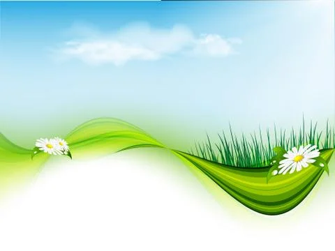 Summer floral vector. eps10 Stock Illustration