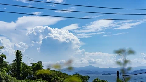 Summer flow of clouds. Stock Footage 274528116