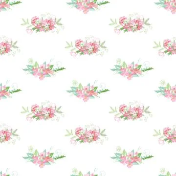 Summer flower composition Stock-Illustration