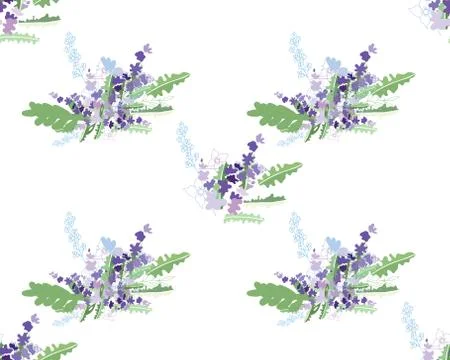 Summer flower composition Stock Illustration