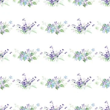 Summer flower composition Stock Illustration