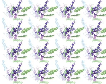 Summer flower composition Stock Illustration