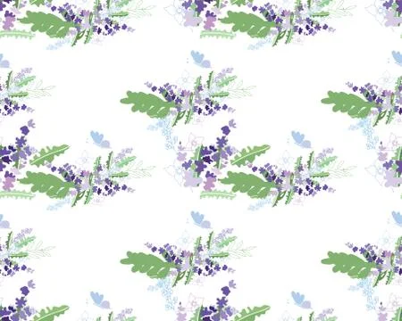 Summer flower composition Illustrazione stock