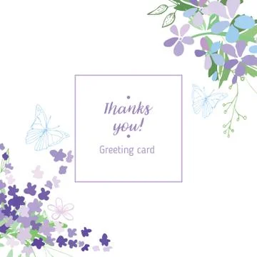 Summer flower composition Stock-Illustration