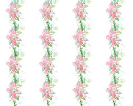 Summer flower composition Stock Illustration