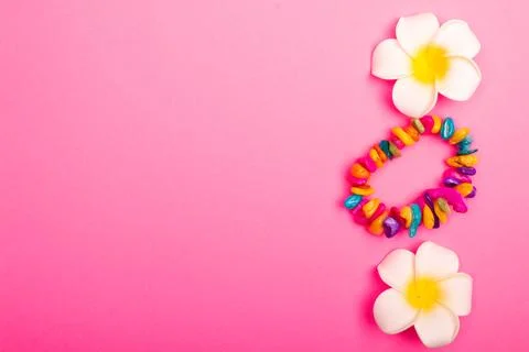Summer Flower composition or background Stock Photos