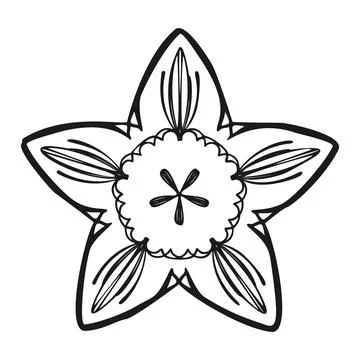 Summer flower icon, simple style Ilustração Stock