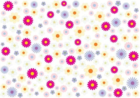 Summer flowers Stock Illustration