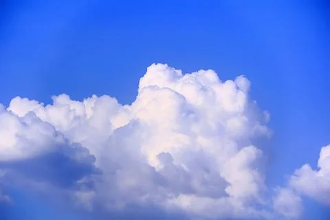 Summer fluffy sky Stock Photos