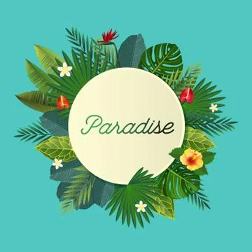 Summer Flyer Stock Illustration