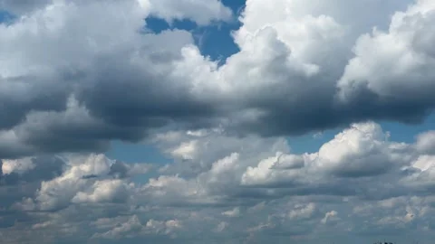 Summer Flying Clouds Time Lapse Background Stock Footage 276824438