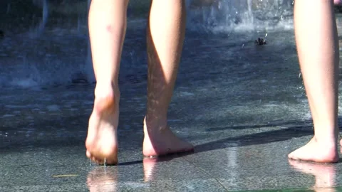 Summer fountain Stock Footage 137754219