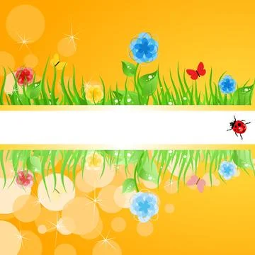 Summer frame Foto stock