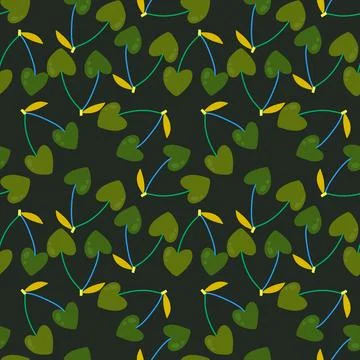 Summer fruit seamless cherry berry pattern for wrapping paper and fabrics Stock Illustration