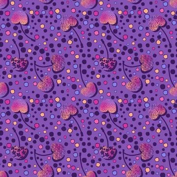 Summer fruit seamless cherry berry pattern for wrapping paper and fabrics Stock Illustration