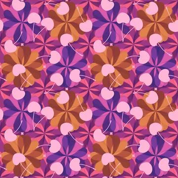 Summer fruit seamless cherry berry pattern for wrapping paper and fabrics イラスト素材