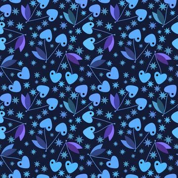 Summer fruit seamless cherry berry pattern for wrapping paper and fabrics Stock Illustration