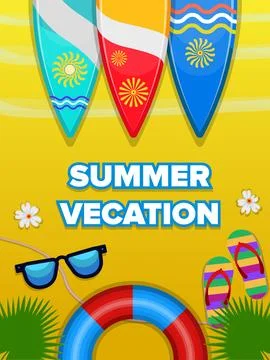 Summer Fun concept Stock Illustration
