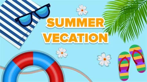 Summer Fun concept Stock Illustration