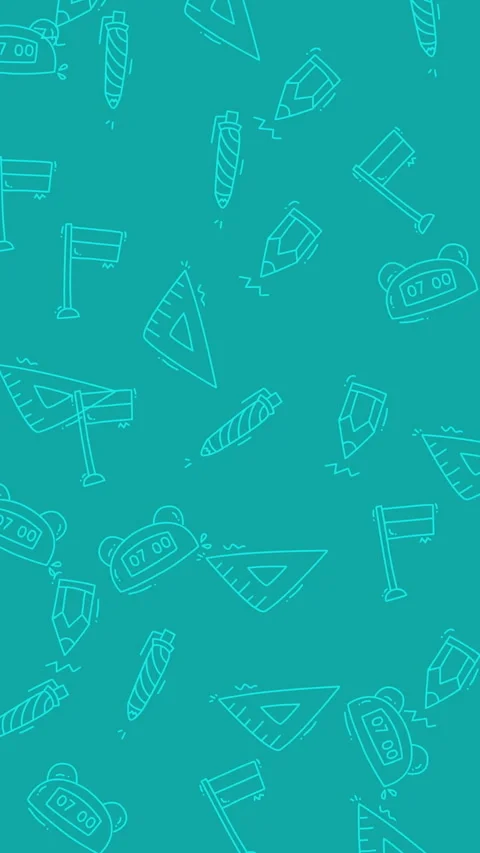 Summer Fun Pattern - A Vibrant Celebration of Leisure and Travel. Stock Footage 322987318