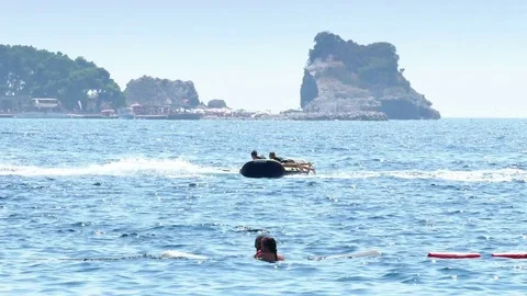 Summer Fun at the Seaside Stock-Footage 80476157