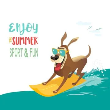 Summer fun sport Stock Illustration