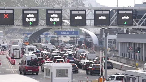 Summer getaway underway in Dover Video stock 340008310
