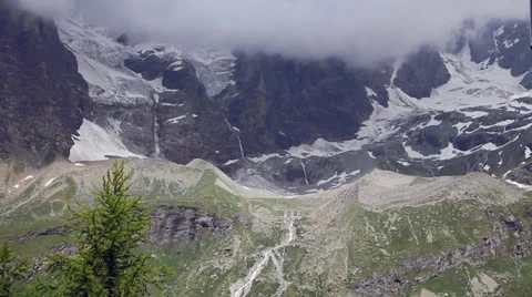 Summer glacier Stock Footage 25892301