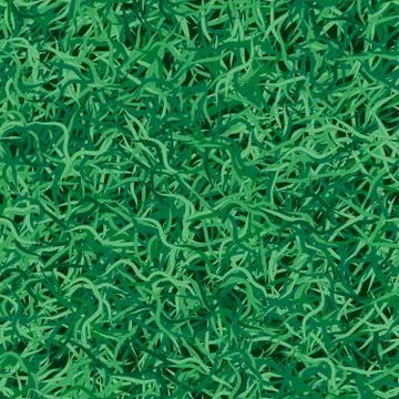 Summer green grass texture. Seamless pattern background Stock Illustration