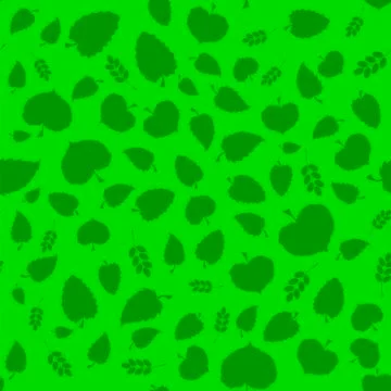 Summer Green Leaves イラスト素材