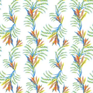 Summer harvest print pattern Illustrazione stock