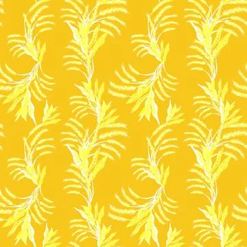 Summer harvest seamless pattern Stock Illustration