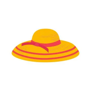 Summer hat icon Stock Illustration