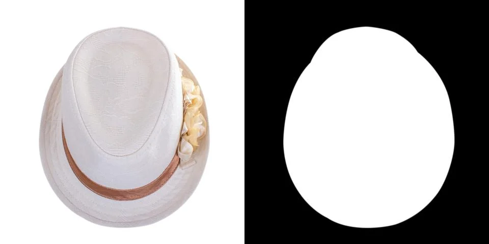 Summer hat isolated Foto stock