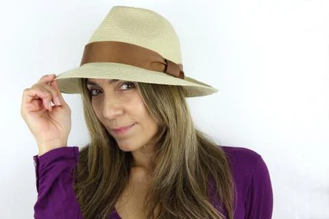 Summer hat Stock Photos