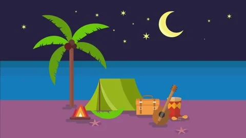 Summer Holiday animation background for motion graphics Stock Footage 149820674