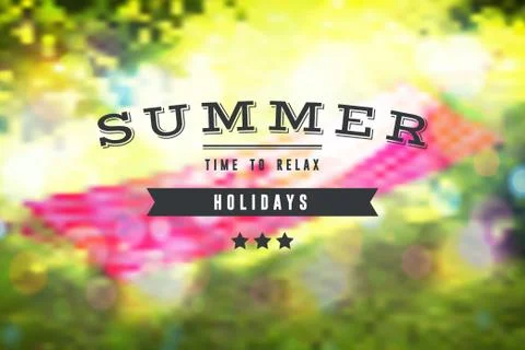 Summer holiday background Stock Illustration