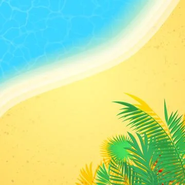 Summer holiday background Stock Illustration