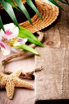 Summer holiday background Stock Photos