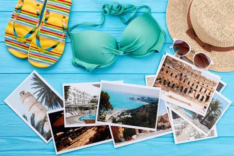 Summer holiday background. Stock Photos